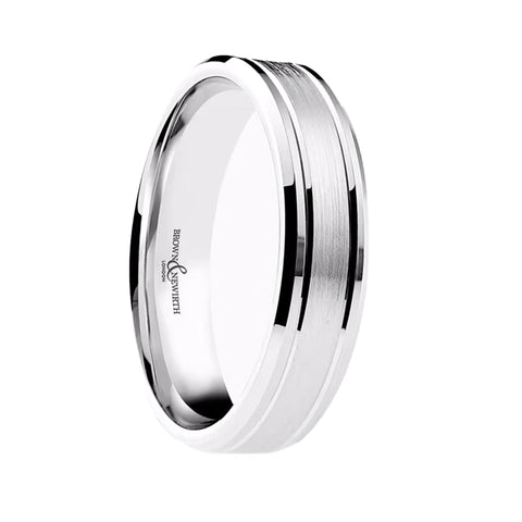 Platinum 5mm Urban Wedding Ring