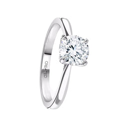 9ct White Gold 1.00ct Laboratory Grown Diamond Solitaire Engagement Ring