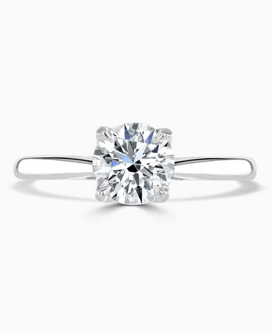 9ct White Gold 1.00ct Laboratory Grown Diamond Solitaire Engagement Ring