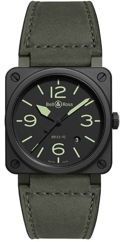 Bell & Ross Watch BR 03 92 Nightlum BR0392-BL3-CE/SCA