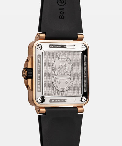 Bell & Ross Ex-Display BR 03 Diver Black Green Bronze Limited Edition Watch