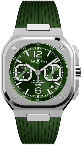Bell & Ross Watch BR 05 Chrono Green BR05C-GN-ST/SRB