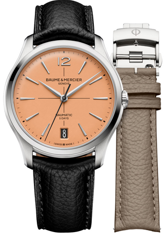Baume et Mercier Watch Clifton Baumatic Salmon Limited Edition M0A10778