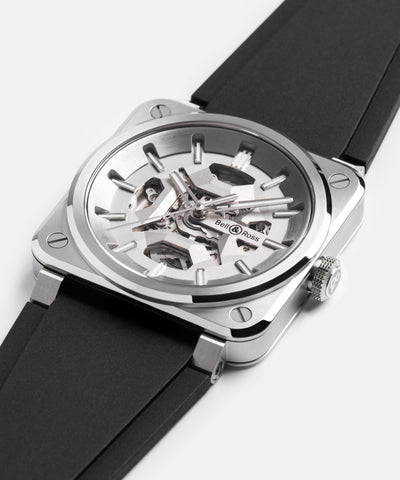 Bell & Ross BR 03 Skeleton Grey Steel Watch