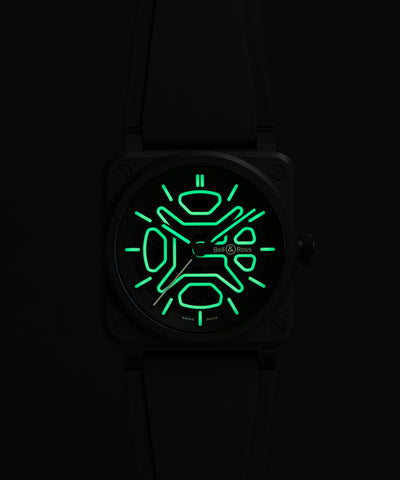 Bell & Ross BR 03 Skeleton Lum Ceramic Watch