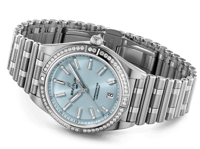 Breitling Chronomat Automatic 36 Ice Blue Watch