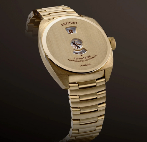 Bremont Terra Nova Jumping Hour Bronze Bracelet Limited Edition Watch