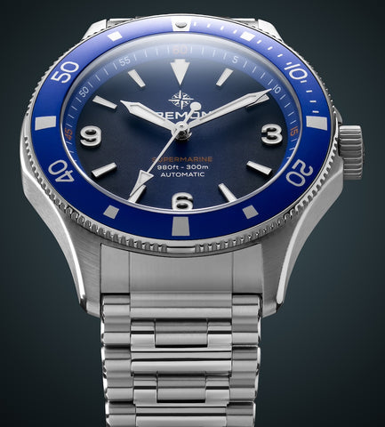 Bremont Supermarine 300M Blue Bracelet Watch