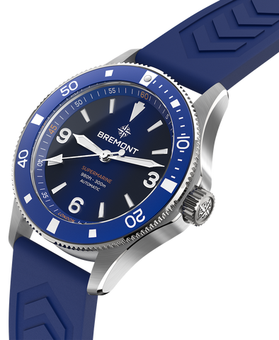 Bremont Supermarine 300M Blue Rubber Watch