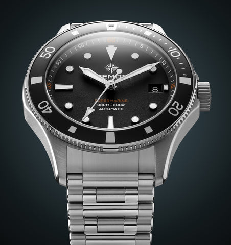 Bremont Supermarine 300M Date Black Bracelet Watch