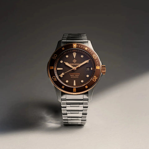 Bremont Supermarine 300M Date Brown Bracelet Watch
