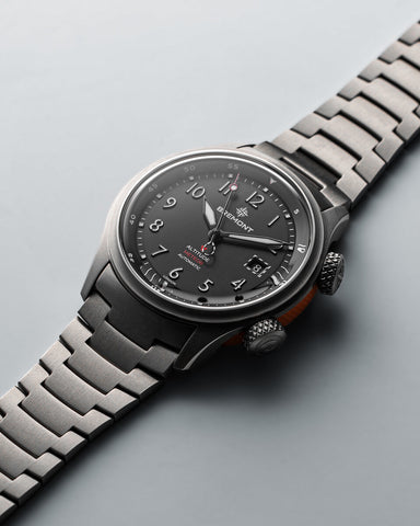 Bremont Altitude MB Meteor Black Titanium Barrel Bracelet Watch