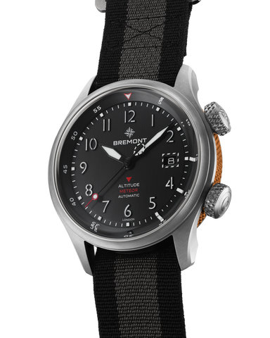 Bremont Altitude MB Meteor Black Orange Barrel Nato Watch