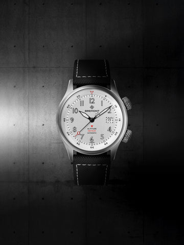 Bremont Altitude MB Meteor Silver Titanium Barrel Leather Watch