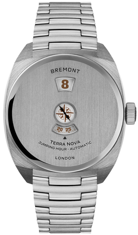 Bremont Terra Nova Jumping Hour Steel Bracelet Watch TN38-JH-SS-CC-B