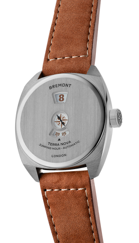 Bremont Terra Nova Jumping Hour Steel Watch