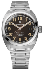 Bremont Watch Terra Nova 40.5 Date Black Bracelet TN40-DT-SS-BK-B
