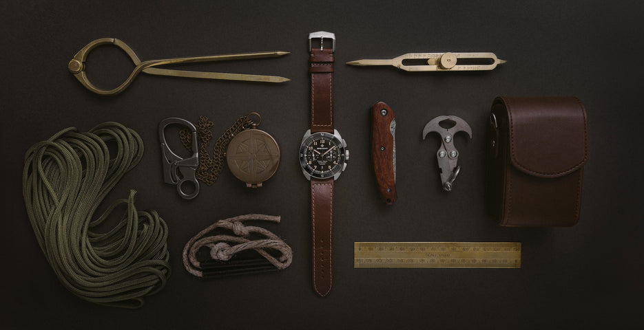 Bremont Terra Nova 42.5 Steel Chronograph Leather Watch