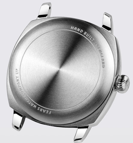 Fears Brunswick 40.5 Jump Hour Coral Lacquer Bracelet Watch