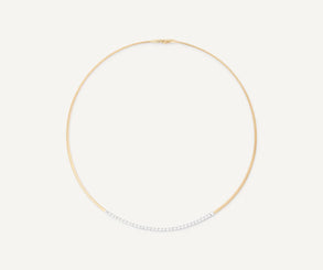 Marco Bicego Masai 18ct Yellow Gold Coil 0.75ct Diamond Necklace