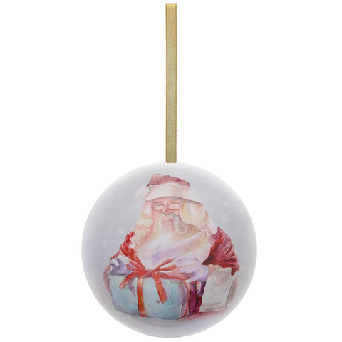 Christmas Wishes Santa Gift Presentation Bauble