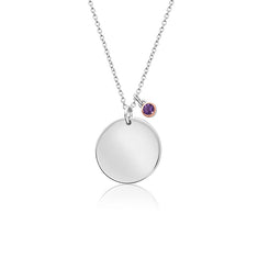 Clogau Celebration February Sterling Silver Birthstone Pendant, 3SCLC0116