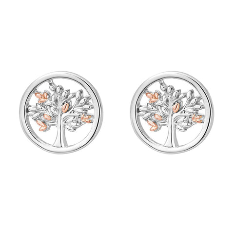 Clogau Tree of Life Sterling Silver Stud Earrings
