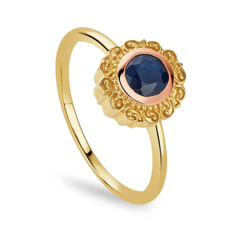 Clogau 9ct Yellow Gold Sapphire Ring