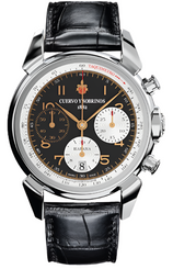 Cuervo y Sobrinos Chronograph Heritage Watch 3145.1HB
