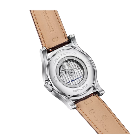 Cuervo y Sobrinos Churchill 1895 GMT Watch