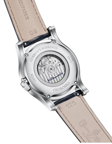 Cuervo y Sobrinos Churchill 1895 GMT Watch