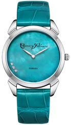 Cuervo y Sobrinos Watch Historiador Primera Dama Turquoise 3113.1LB