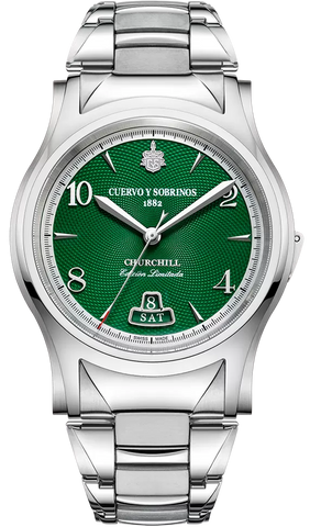 Cuervo y Sobrinos Watch Robusto Churchill Sir Winston Limited Edition 2810B.1SWG