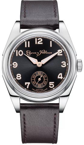 Cuervo y Sobrinos Watch Robusto Sans Souci Black 3162.1N