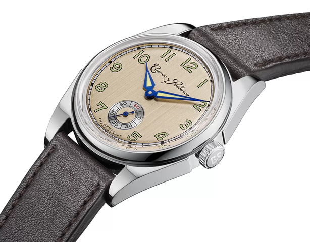 Cuervo y Sobrinos Robusto Sans Souci Champagne Watch