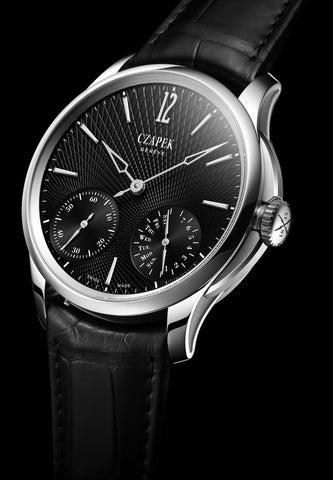 Czapek Quai des Bergues No.17 Double Soleil Tuxedo Black Watch