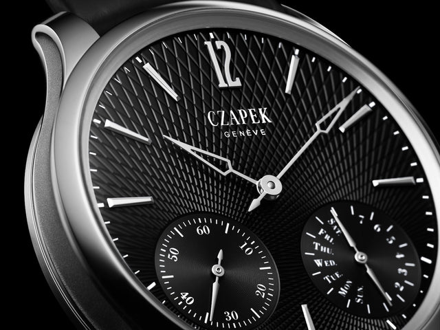 Czapek Quai des Bergues No.17 Double Soleil Tuxedo Black Watch