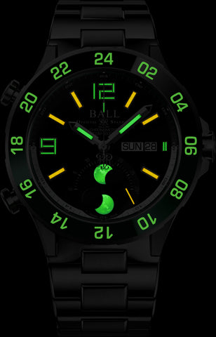 Ball Watch Company Roadmaster Marine GMT Moon Phase Limited Edition Watch