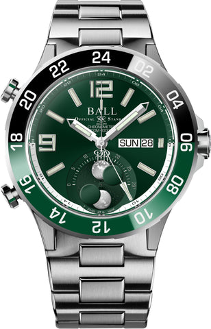 Ball Watch Company Roadmaster Marine GMT Moon Phase Limited Edition DG3220A-S2C-GR