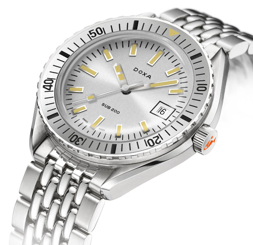 Doxa Sub 200 Searambler Stainless Steel Bracelet Watch