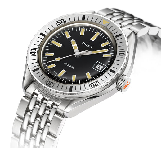 Doxa Sub 200 Sharkhunter Stainless Steel Bracelet Watch