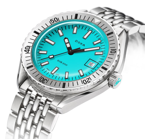 Doxa Sub 200 Aquamarine Stainless Steel Bracelet Watch product image
