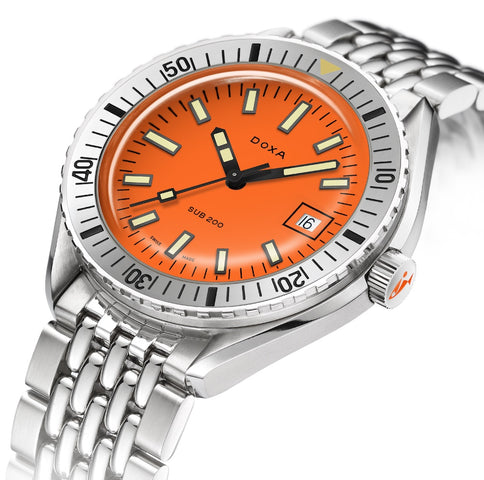 Doxa Sub 200 Professional Stainless Steel Bracelet Watch
