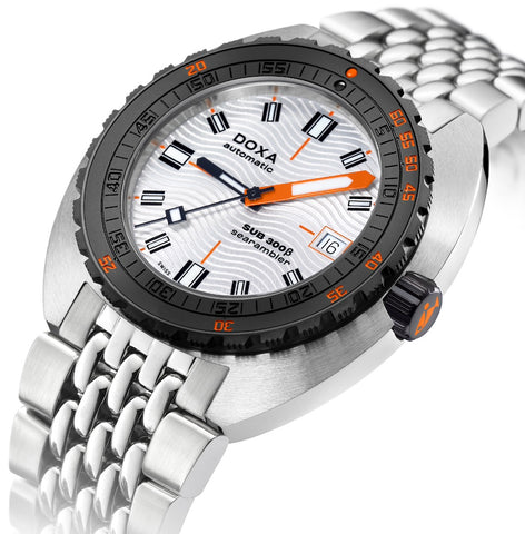 Doxa SUB 300 Beta Ceramic Steel Searambler Bracelet Watch