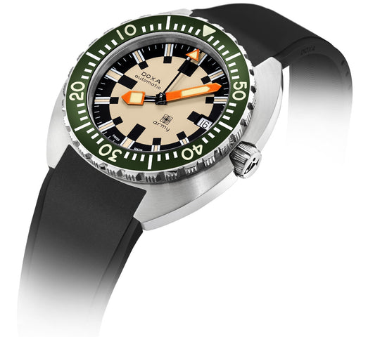Doxa Dive Army Rubber Watch product image