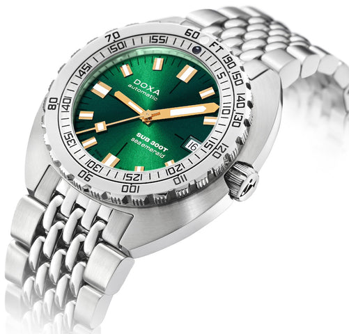 Doxa SUB 300T Sea Emerald Bracelet Watch product image