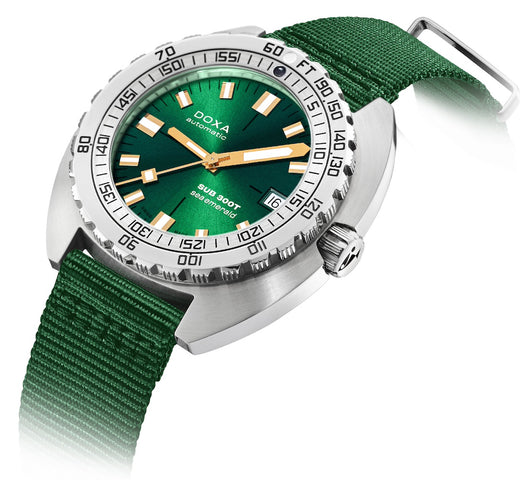 Doxa SUB 300T Sea Emerald Nato Watch