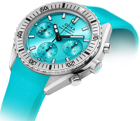 Doxa Sub 200 C-Graph II Aquamarine Rubber Watch product image