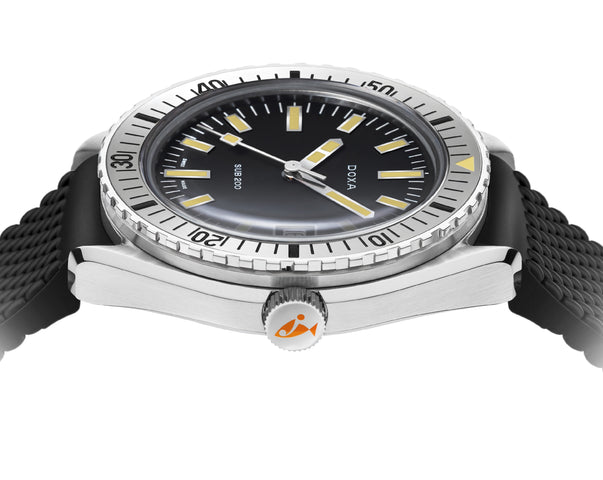 Doxa Sub 200 Sharkhunter Black Rubber Watch