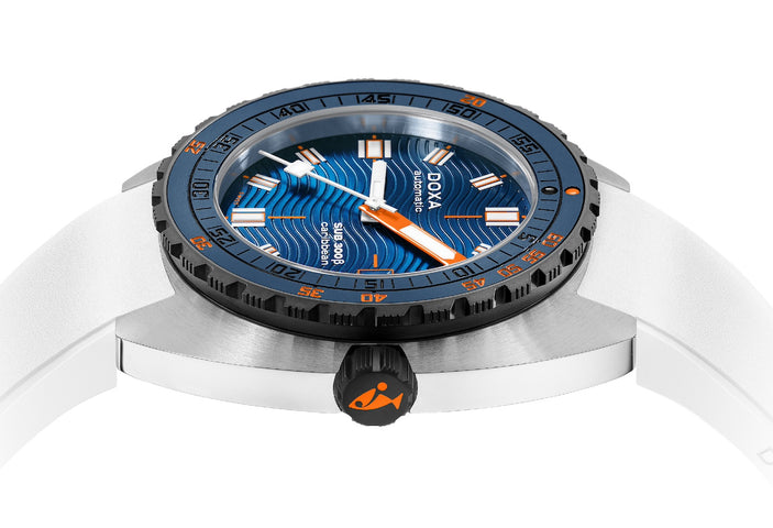 Doxa SUB 300 Beta Ceramic Steel Caribbean Rubber White Watch